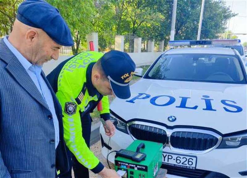 Дорожная полиция призвала водителей в Кюрдамире соблюдать экологические нормы - ФОТО